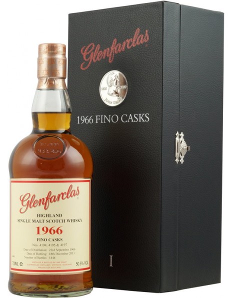 Виски "Glenfarclas" Fino Cask, 1966, gift box, 0.7 л