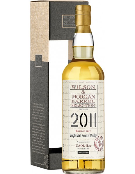 Виски Wilson &amp; Morgan, "Caol Ila" 1st Fill Bourbon Barrel, 2011, gift box, 0.7 л
