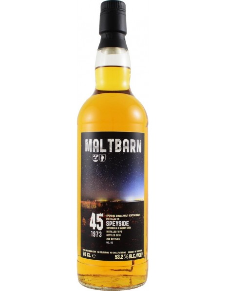 Виски Maltbarn, Speyside 45 Years Old, 1973, 0.7 л