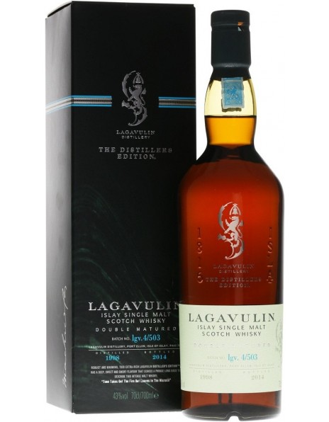 Виски Lagavulin 1998 "Distillers Edition", gift box, 0.7 л