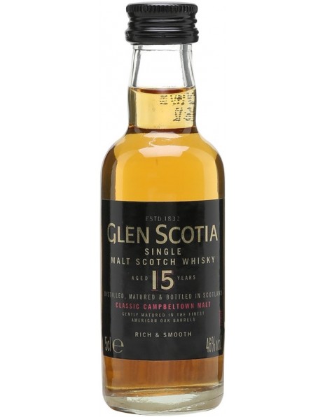 Виски "Glen Scotia" 15 Years Old, 50 мл