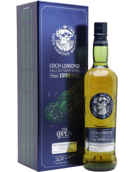 Виски Loch Lomond, "The Open" The Autograph Edition, 1999, gift box, 0.7 л