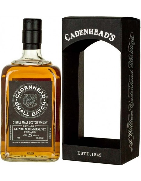 Виски Cadenhead, "Glenallachie" 25 Years Old, 1992, gift box, 0.7 л