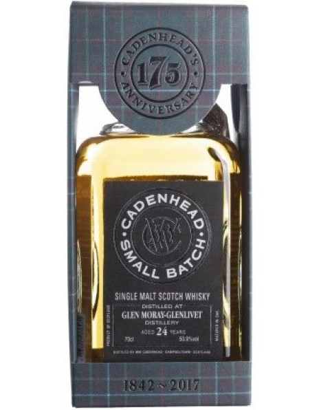 Виски Cadenhead, "Glen Moray-Glenlivet" 24 Years Old, 1992, gift box, 0.7 л