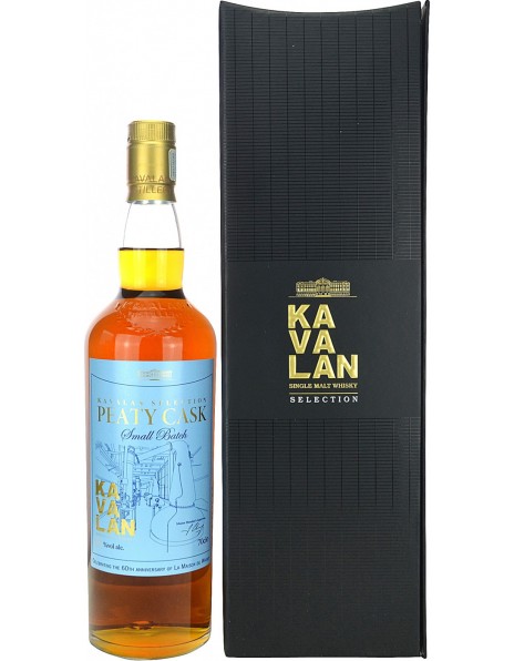 Виски "Kavalan" Peaty Cask, gift box, 0.7 л