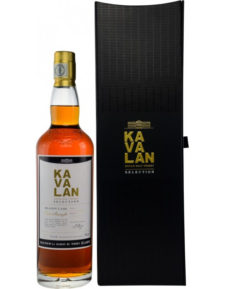 Виски "Kavalan" Brandy Single Cask, gift box, 0.7 л