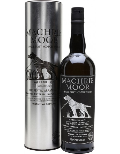 Виски "Machrie Moor" Cask Strength (Fourth Edition), in tube, 0.7 л