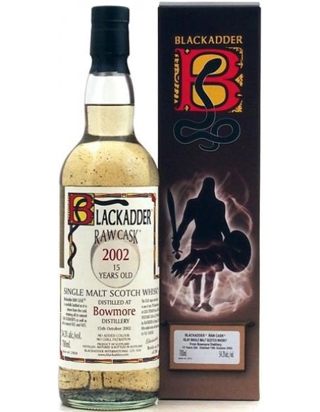 Виски Blackadder, "Raw Cask" Bowmore 15 Years Old, 2002, gift box, 0.7 л