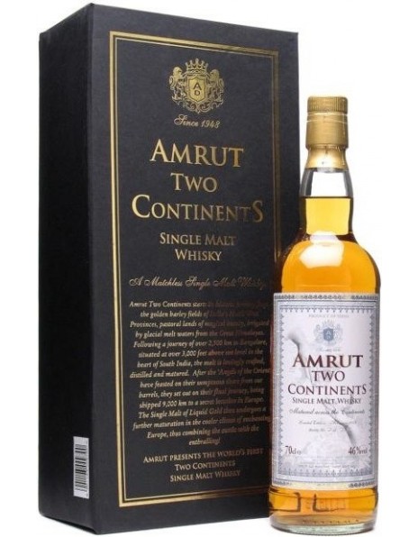 Виски Amrut, "Two Continents", gift box, 0.7 л