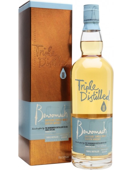 Виски "Benromach" Triple Distilled, 2009, gift box, 0.7 л