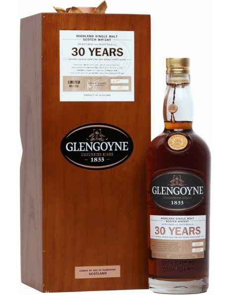 Виски "Glengoyne" 30 Years Old, wooden box, 0.7 л