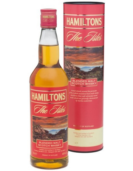 Виски "Hamiltons" Isles Blended Malt, in tube, 0.7 л