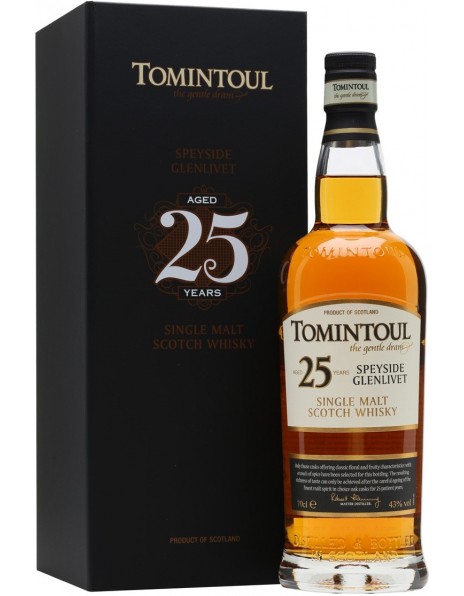 Виски "Tomintoul" 25 Year Old, gift box, 0.7 л