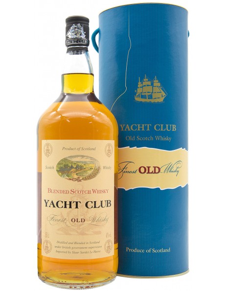 Виски "Yacht Club", gift tube, 1 л