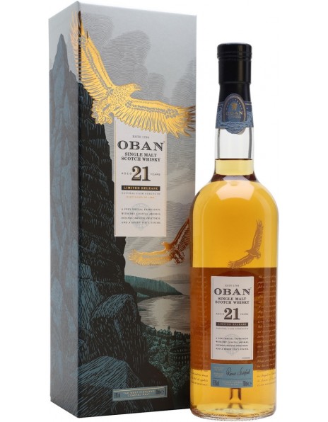 Виски Diageo, "Oban" 21 Year Old, gift box, 0.7 л