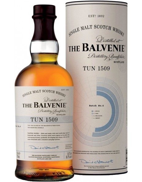 Виски Balvenie, "TUN 1509" 51,7%, in tube, 0.7 л