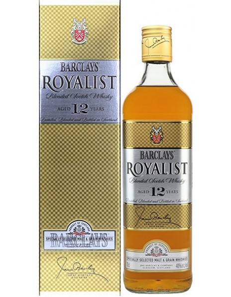 Виски "Barclays" Royalist 12 Years, gift box, 0.7 л