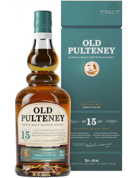 Виски "Old Pulteney" 15 Years Old, gift box, 0.7 л