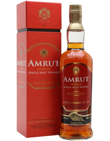 Виски "Amrut" Madeira Finish, gift box, 0.7 л