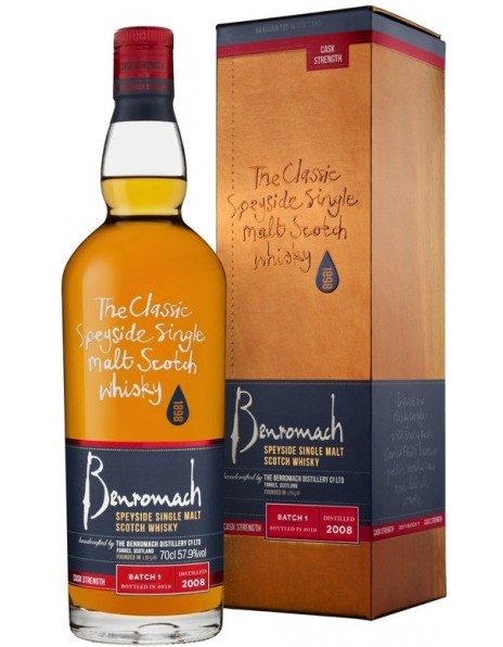 Виски "Benromach" Cask Strength (57,9%), 2008, gift box, 0.7 л