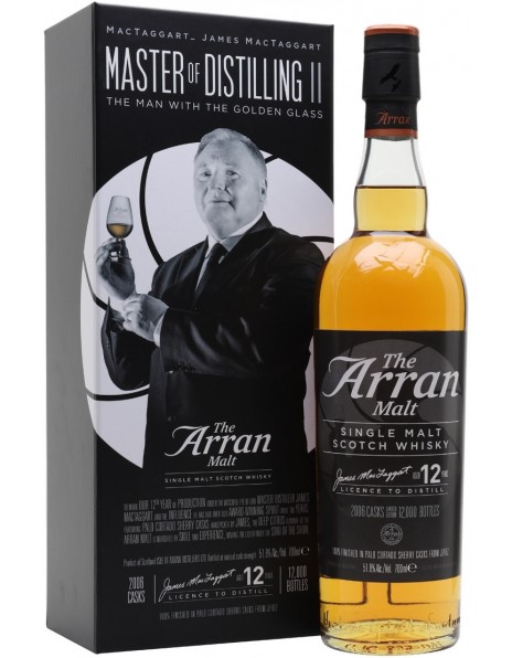 Виски Arran, "James MacTaggart" 12th Anniversary Edition, gift box, 0.7 л