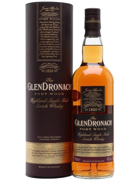 Виски Glendronach, Port Wood, in tube, 0.7 л