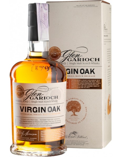 Виски "Glen Garioch" Virgin Oak, gift box, 0.7 л