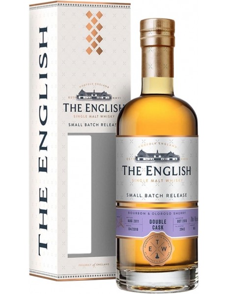 Виски English Whisky, "Small Batch Release" Double Cask Bourbon &amp; Oloroso Sherry, gift box, 0.7 л