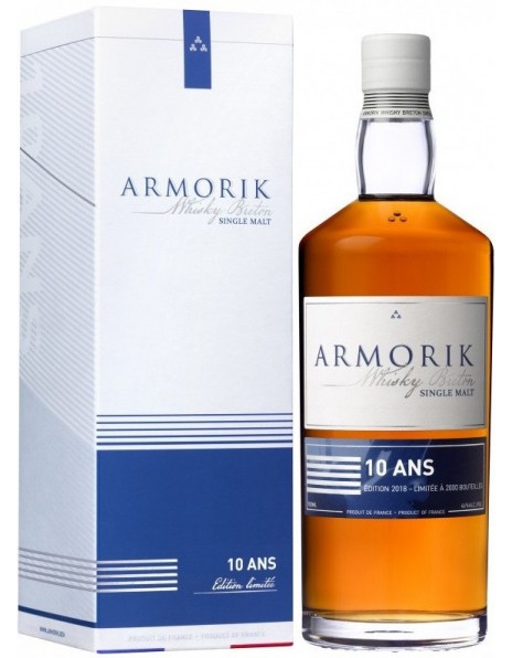 Виски "Armorik" 10 Ans, gift box, 0.7 л
