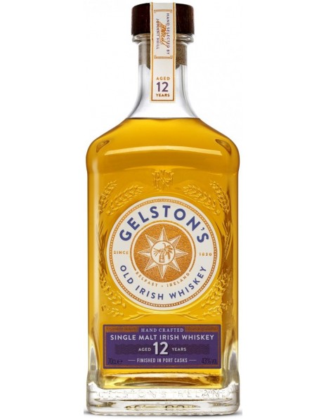 Виски "Gelston's" 12 Years Old Port Cask Finish, 0.7 л