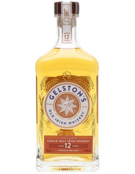 Виски "Gelston's" 12 Years Old Rum Cask Finish, 0.7 л
