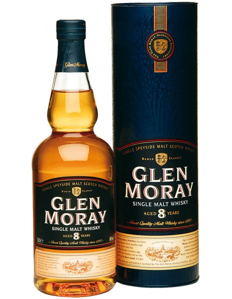 Виски Glen Moray 8 years, in tube, 0.7 л
