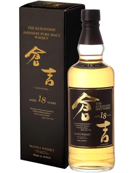 Виски "The Kurayoshi" Pure Malt 18 Years, gift box, 0.7 л