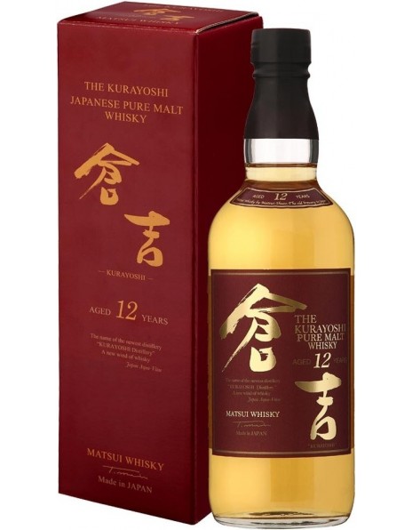 Виски "The Kurayoshi" Pure Malt 12 Years, gift box, 0.7 л