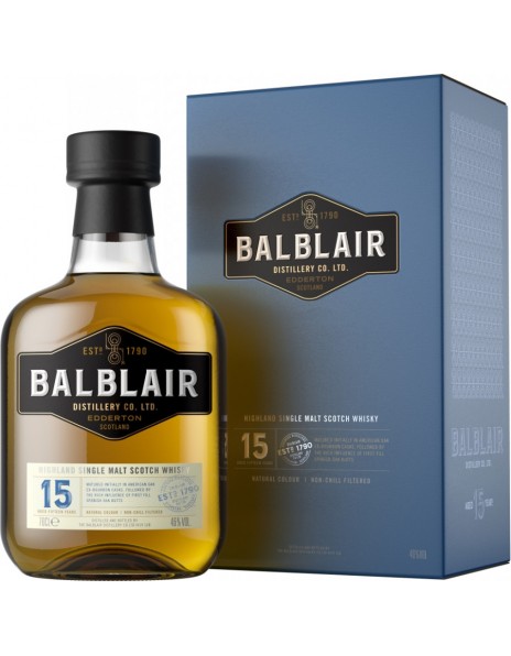Виски "Balblair", 15 Years, gift box, 0.7 л