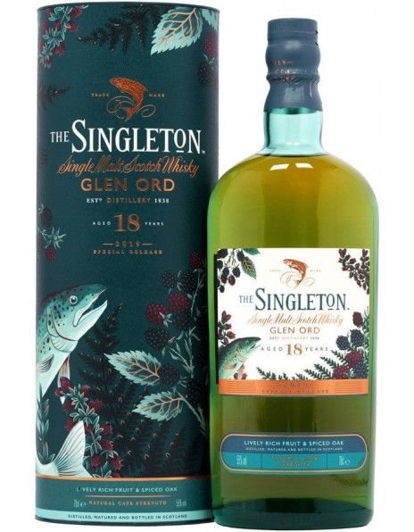 Виски "The Singleton" of Glen Ord, 18 Year Old, in tube, 0.7 л