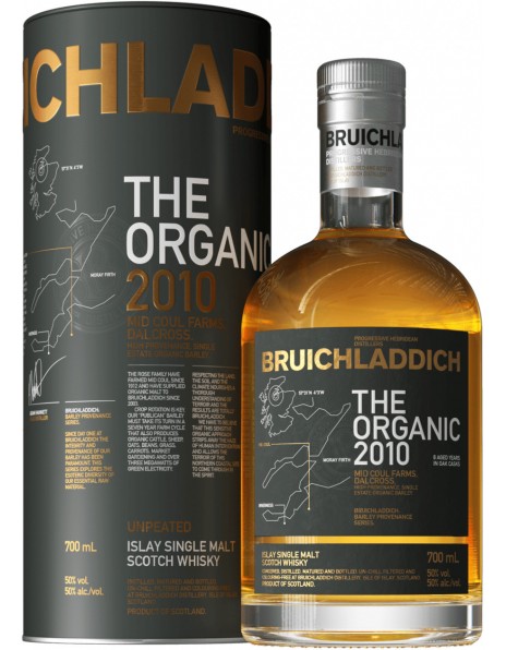 Виски Bruichladdich, "Organic", 2010, in tube, 0.7 л