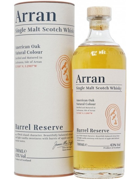 Виски "Arran" Barrel Reserve, in tube, 0.7 л
