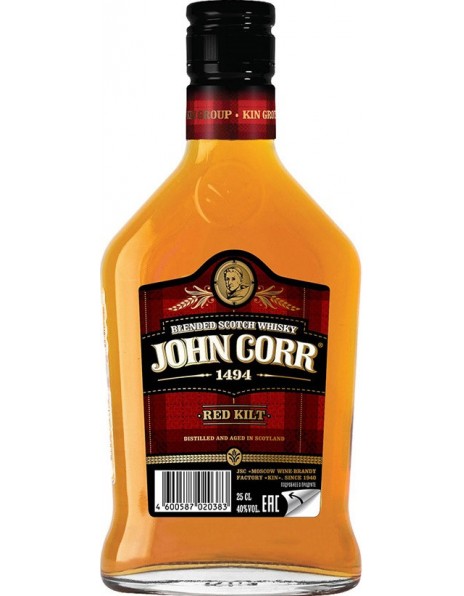Виски "Джон Корр" Красный Килт, 250 мл