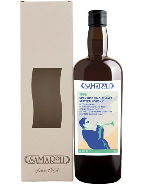 Виски Samaroli, Allt a Bhainne, 1995, gift box, 0.75 л