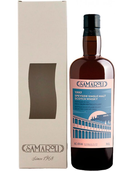 Виски Samaroli, Glen Keith, 1997, gift box, 0.75 л