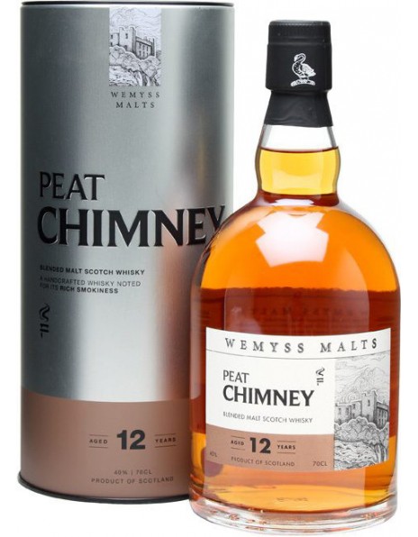 Виски "Peat Chimney", 12 years, gift box, 0.7 л