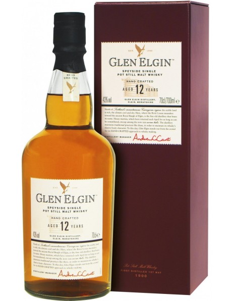 Виски "Glen Elgin" Malt 12 years old, with box, 0.75 л