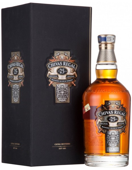 Виски "Chivas Regal" 25 years old, with box, 0.7 л