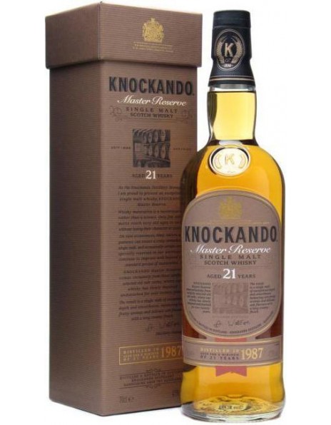 Виски Knockando "Master Reserve", 21 years, gift box, 0.7 л