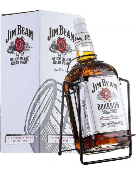 Виски "Jim Beam", with Pouring Stand, gift box, 3 л