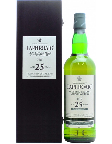 Виски Laphroaig Malt 25 years old, with box, 0.7 л