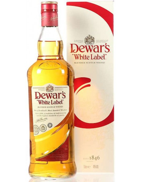 Виски "Dewar's" White Label, gift box, 0.75 л