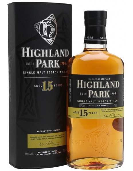 Виски Highland Park 15 Years Old, with box, 0.7 л