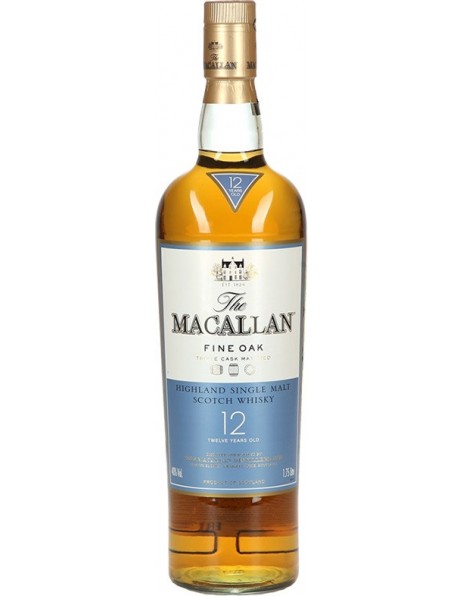 Виски "Macallan" Fine Oak 12 Years Old, 1.75 л